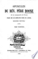 Opuscules du Rév. Père Boone