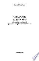 Oradour 10 juin 1944