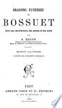 Oraisons funèbres