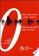 Oralità nella parola e nella scrittura