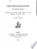 Orchésographie