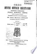 Ordo des diocèses de Lyon et Saint-Etienne