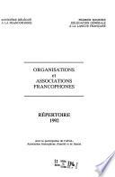 Organisations et associations francophones, répertoire