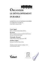 Organiser le développement durable