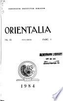 Orientalia