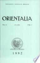 Orientalia