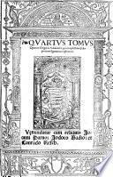 Origenis Adamantii Operum tomi duo priores (-tertius et quartus) cum tabulis & indice generali proxime sequentibus