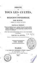 Origine de tous les cultes