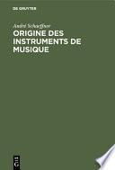 Origine des instruments de musique