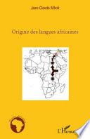 Origine des langues africaines