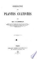 Origine des plantes cultivées