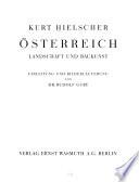 Österreich, landschaft und baukunst