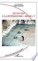 Où en est la littérature beur ?