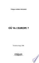 Où va l'Europe?