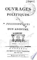Ouvrages politiques et philosophiques d'un anonyme