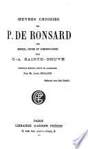 Ouvres choisies de P. de Ronsard