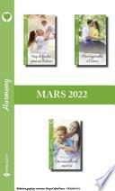 Pack mensuel Harmony - 3 romans (Mars 2022)
