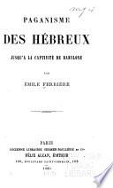Paganisme des hébreux