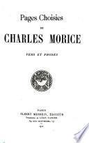 Pages choisies de Charles Morice