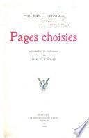 Pages choisies