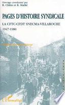Pages d'histoire syndicale