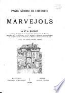 Pages inédites de l'histoire de Marvejols