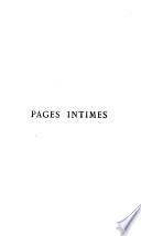 Pages intimes