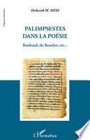 Palimpsestes dans la poésie