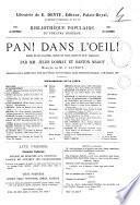 Pan| Dans l'oeil| diner de fin d'annee, revue en cinq actes et huit tableaux par MM. Jules Dornay et Gaston Marot