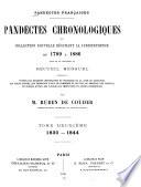 Pandectes françaises: 1830-1844. 1891
