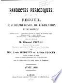 Pandectes périodiques