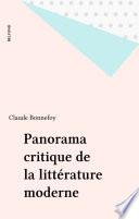 Panorama critique de la littérature moderne