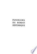 Panorama du roman historique
