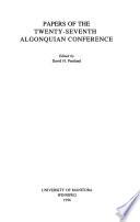 Papers of the ... Algonquian Conference