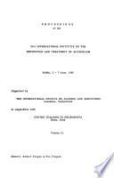 Papers Presented at the ... International Institute on the Prevention and Treatment of Alcoholism