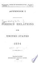 Papers relating to the foreign relations of the United States