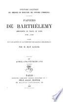 Papiers du Barthélemy