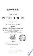 Papiers posthumes Recueilles et annotés par Jules Amigues