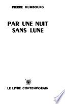 Par une nuit sans lune