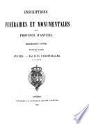 Parallelt.: Anvers - Eglises Paroissiales ; 1. Partie