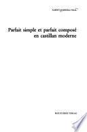 Parfait simple et parfait composé en castillan moderne
