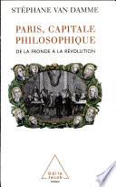Paris, capitale philosophique