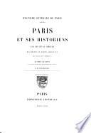 Paris et ses historiens aux quatorzième XIVe et XVe siècles