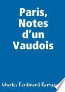 Paris, Notes d’un Vaudois