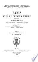 Paris sous le premier Empire
