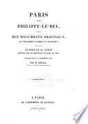 Paris sous Philippe-le-Bel