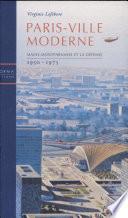 Paris-ville moderne