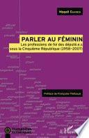 Parler au féminin