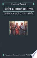 Parler comme un livre