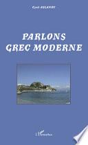 Parlons grec moderne